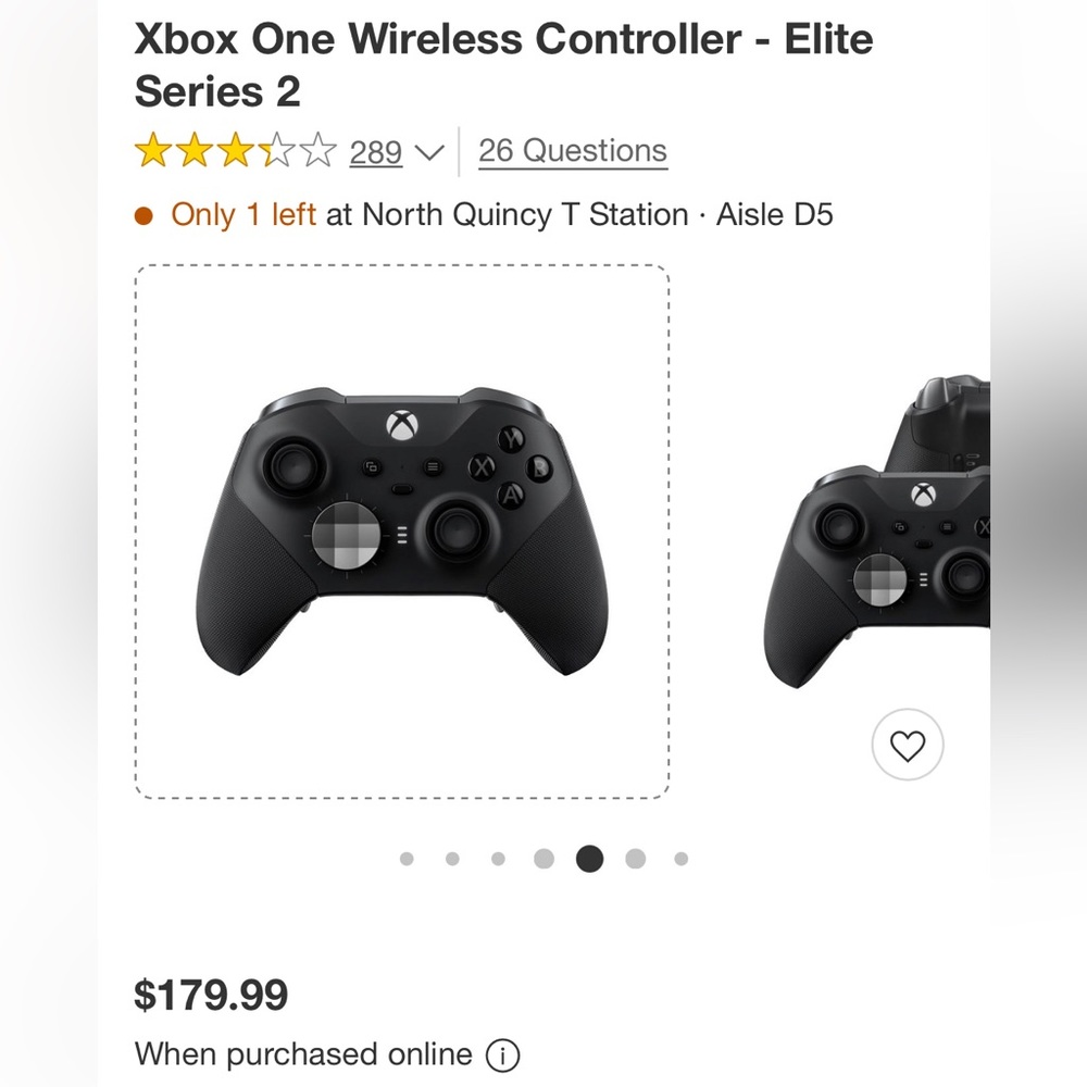 Xbox black remote
